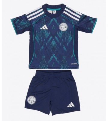 Leicester City Oliver Skipp #22 Udebanetrøje Børn 2025-26 Kortærmet (+ Korte bukser)